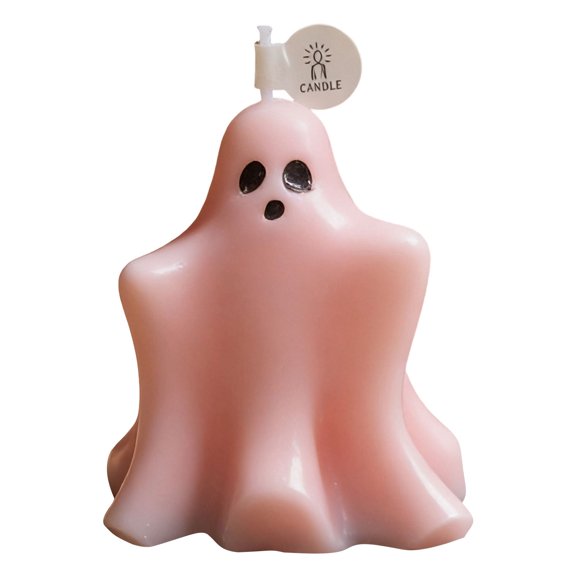 Ghost Shaped Scented Candle Figurine Spooky Cute Decor For Party Table Home Desk Gift 3 Styles