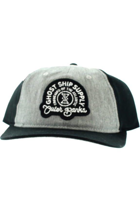 Ghost Ship Supply Co Insignia Cotton Black / Grey Hat - Adjustable