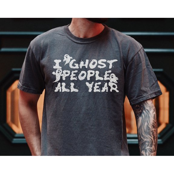 Ghost Shirt Ghosting Season Ghosted Tshirt Halloween Graphic Tee Funny Ghost Shirt Men Hal