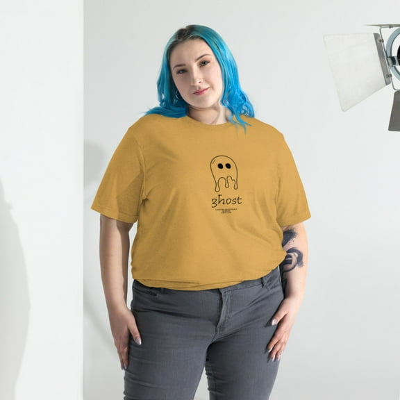 Ghost Short sleeve t-shirt (Mustard Triblend, XL)
