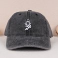 thumbnail image 1 of Ghost Skateboard Embroidery Washed Baseball Cap, Perfect Gift For Skateboard Lovers, 1 of 2