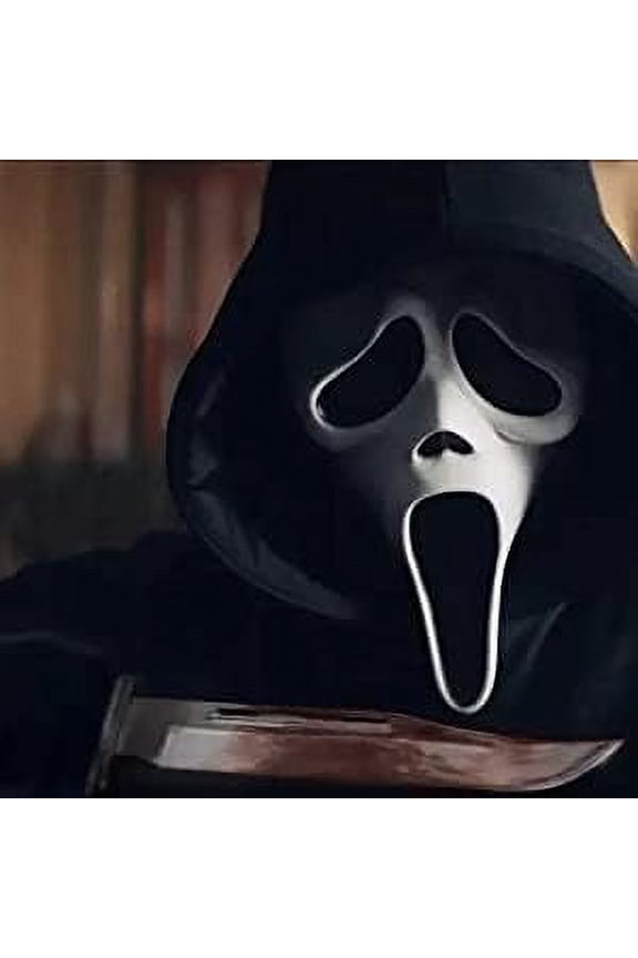 Ghost Skull Mask Scary Halloween Cosplay Mask - Universal One Size