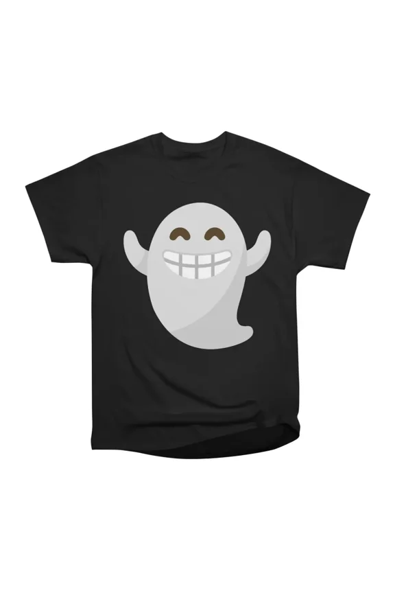 Ghost Smiley Emoji T-Shirt Tee Gift For Him Merch For Her Apparel For Friend