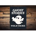thumbnail image 1 of Ghost Stories Novelty Sign, Metal Wall Decor - 10x14 inches, 1 of 4
