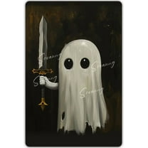 Ghost With The Sword Diamond Art Kits for Adults,5D DIY Full Round Drill Diamond Painting Kits Halloween Decorations,Paint by Diamonds Dot Gem Art Crystal,Home Wall Decor 8x12 Inch