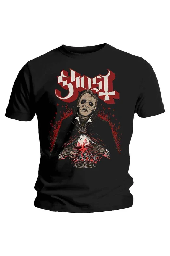 Ghost T Shirt Danse Macabre band Logo new Official Mens Black