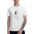 thumbnail image 1 of Ghost T-Shirt for Men Cotton 100% Summer Tops Women Fashion Casual Short Sleeves Round Collar Short-Sleeve Couple Top Tees, 1 of 6
