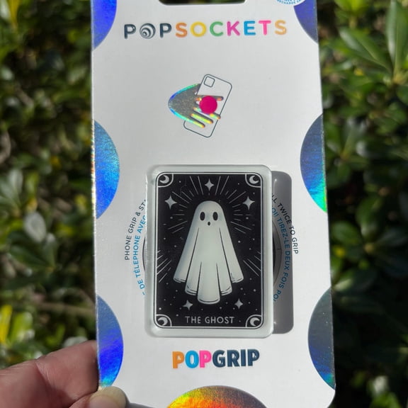 Ghost Tarot PopSocket | Glow in the Dark Phone Grip