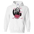 thumbnail image 1 of Ghost Telephone Hoodie Sweatshirt Unisex Large White, 1 of 5