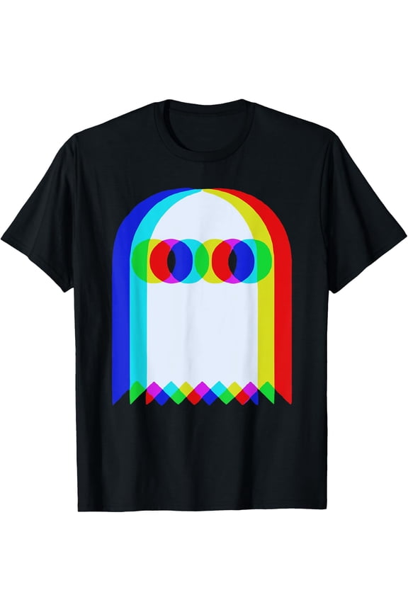 Ghost Trippy Vaporwave Halloween Techno Rave Edm Dj Music T-Shirt BLACK Unisex S-5XL Hot Trending Shirt, Vintage Birthday Gift