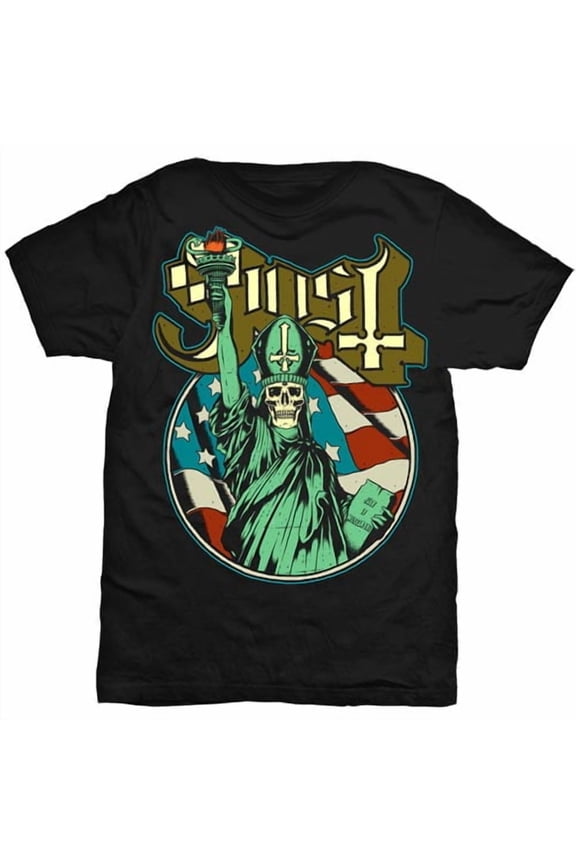 Ghost Unisex T-Shirt Statue of Liberty (XX-Large)