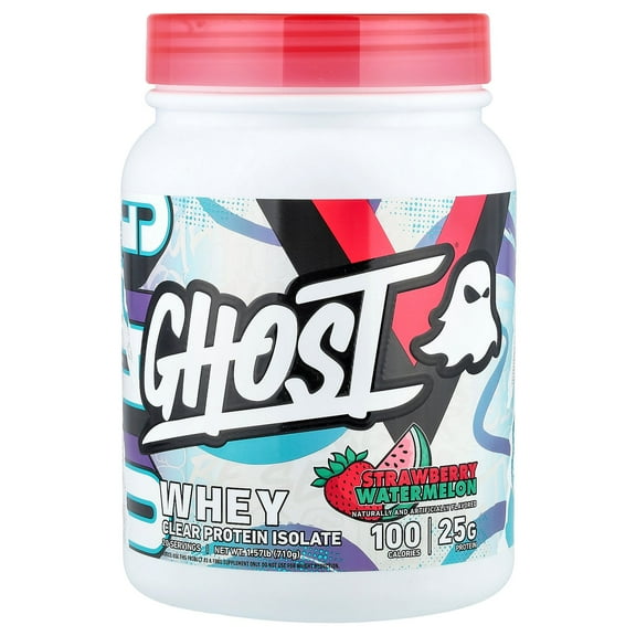 Ghost Whey Strawberry Watermelon Clear Protein Isolate 1.57 lb