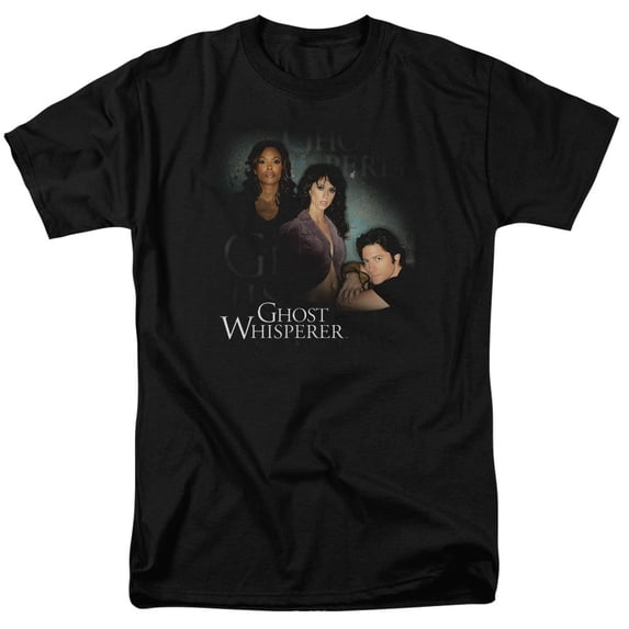 Ghost Whisperer Diagonal Cast Adult 18/1 T-Shirt Black