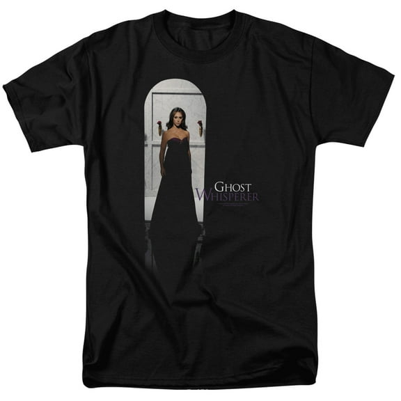 Ghost Whisperer Doorway Adult 18/1 T-Shirt Black