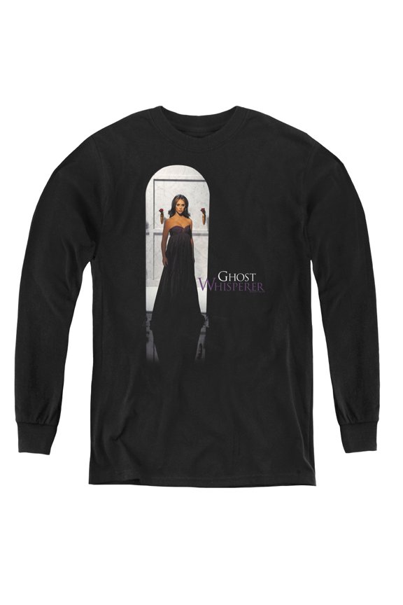 Ghost Whisperer Doorway Youth Long Sleeve T-Shirt Black