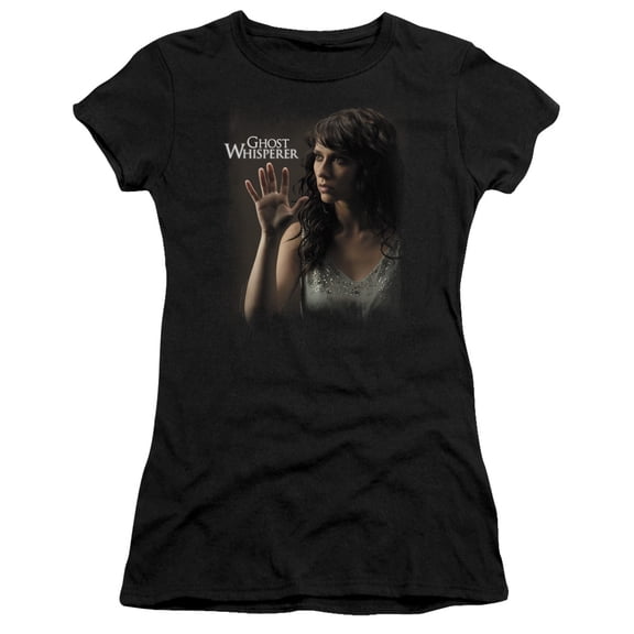 Ghost Whisperer Ethereal Junior Women's Sheer T-Shirt Black