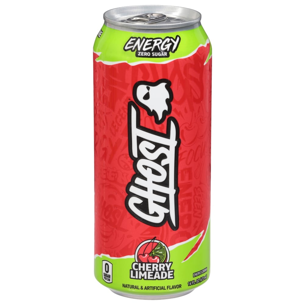 Ghost Zero Sugar Cherry Limeade Energy Drink Can