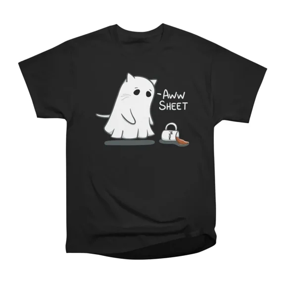 Ghost aww sheet T-Shirt Tee Gift For Him Merch For Her Apparel For Friend