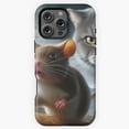 thumbnail image 1 of Ghost cat Cute Spooky Halloween Phone Case for iPhone 16 15 14 13 12 11 Pro Max M5901682, 1 of 2