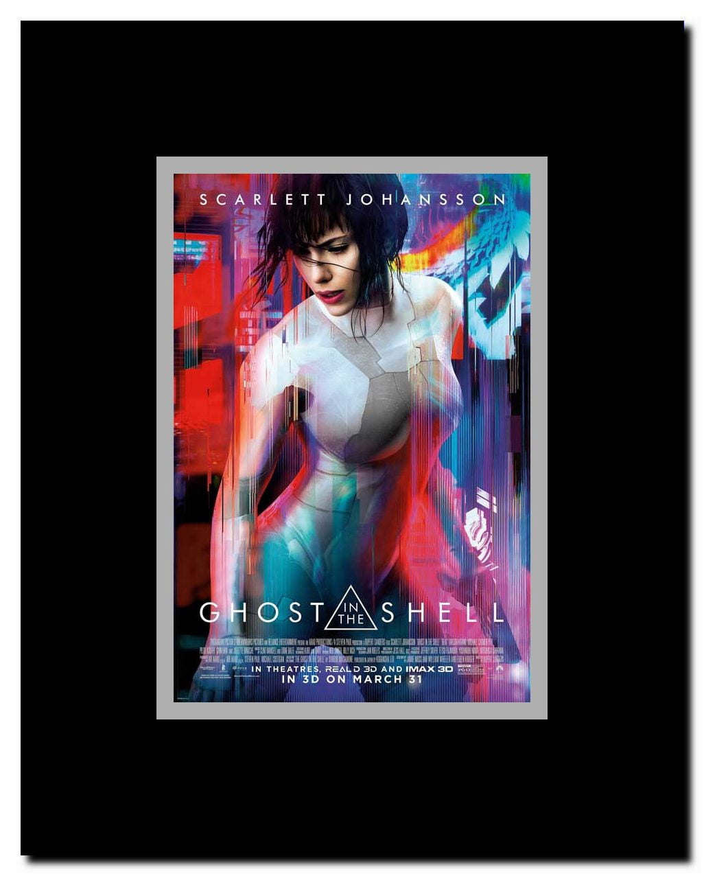 Ghost in the Shell Framed Movie Poster