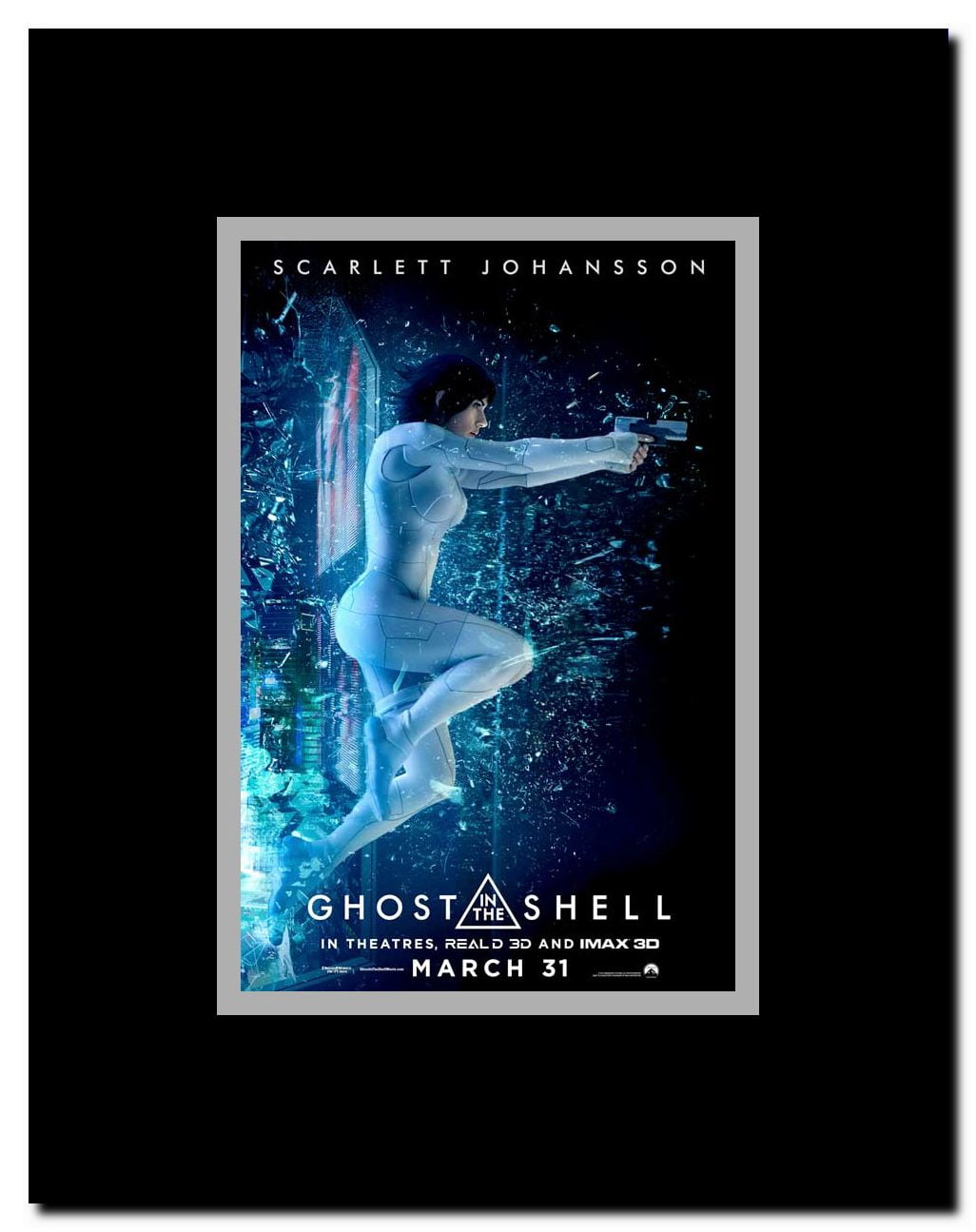 Ghost in the Shell Framed Movie Poster