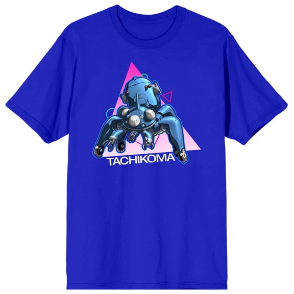 Ghost in the Shell: Stand Alone Complex Tachikoma Men's Royal Blue Short-Sleeve Tee-XL