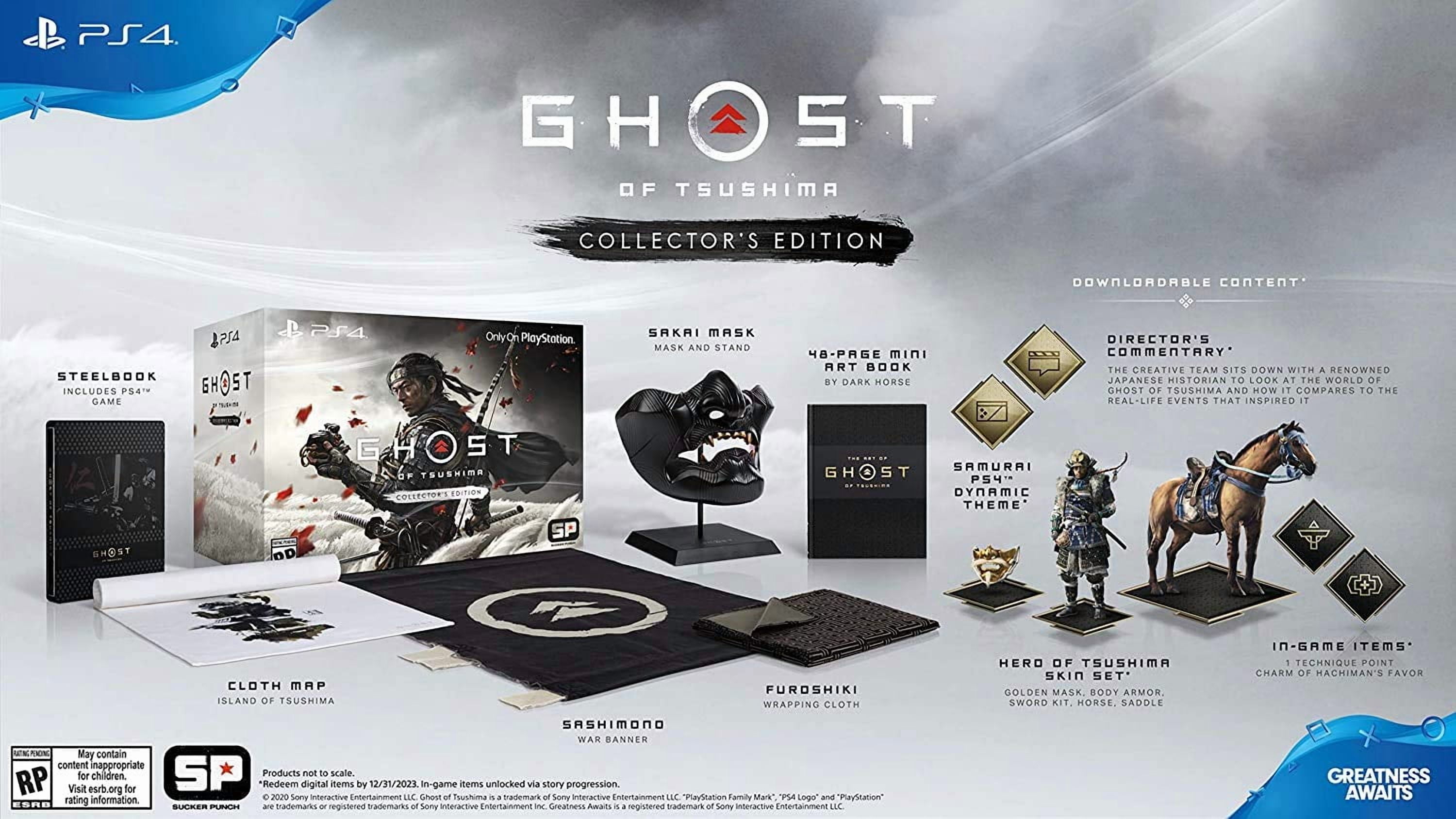GHOST OF TSUSHIMA COLLECTOR’S EDITION Ghost of Tsushima Collector's Edition, Sony, PlayStation 4