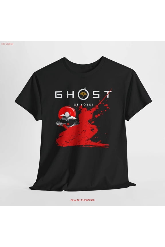 Ghost of Yotei Samurai T-Shirt, Game Lover Tee, Fashion Cotton Tops, Ver 2