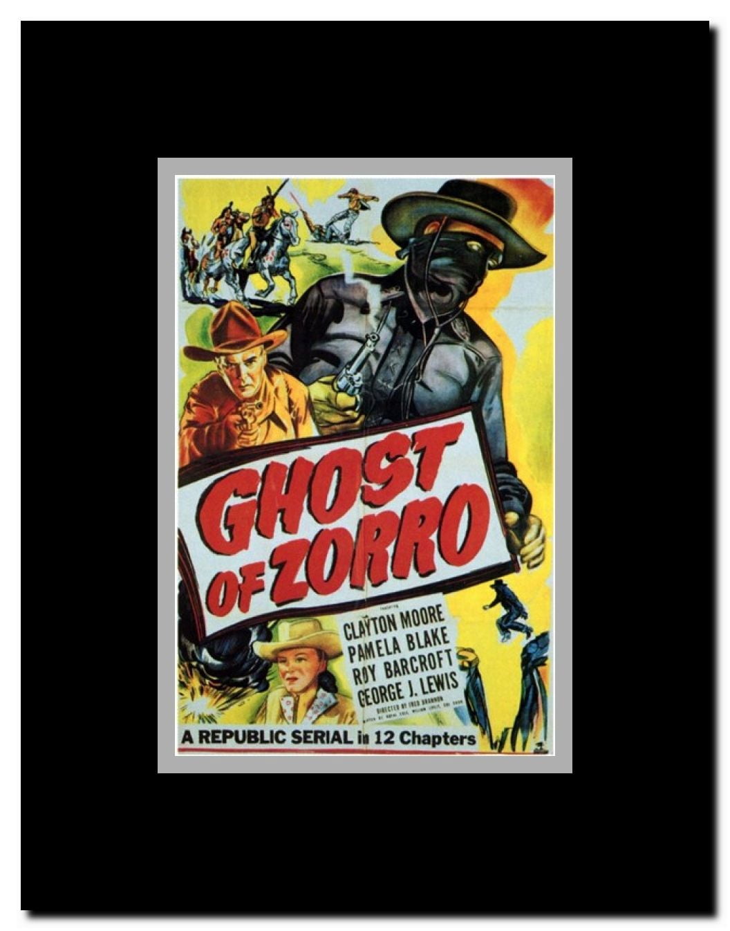 Ghost of Zorro Framed Movie Poster