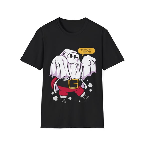 Ghost santa claus funny Halloween Graphic TShirt and More