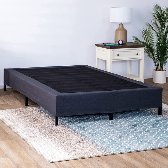 GhostBed All-in-One Metal Full, Box Spring, Mattress Foundation, Quick Snap Assembly