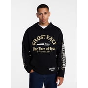 Ghostface Front and Back with Puff Graphic Hoodie Sweatshirt, Mens Sizes XS-5XL