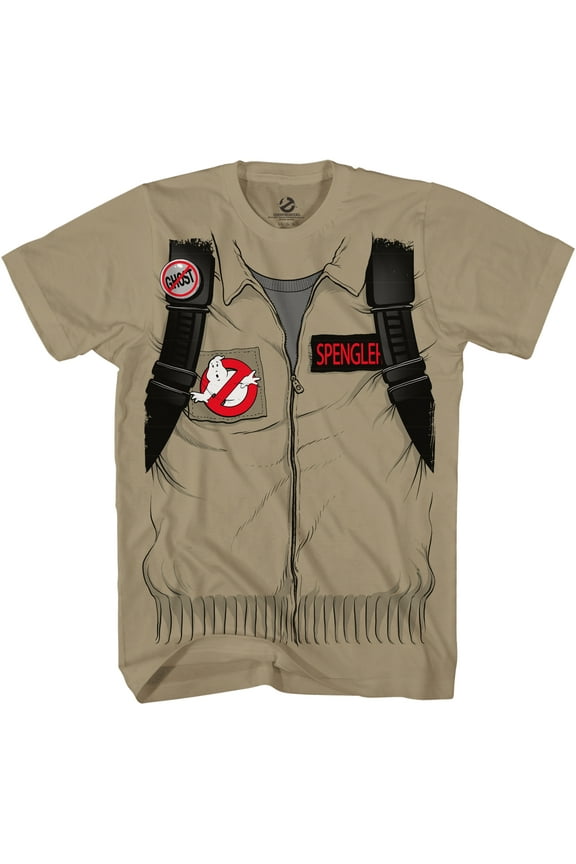 Ghostbuster Adult Short Sleeve Costume T-Shirt with Back Print