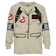 Ghostbuster VENKMAN LONG SLEEVE Costume T-Shirt With Back Print (Adult Small)