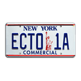 thumbnail image 1 of Ghostbusters 2 | Cadillac Ambulance | ECTO-1A | Metal Stamped Replica Prop License Plate, 1 of 2