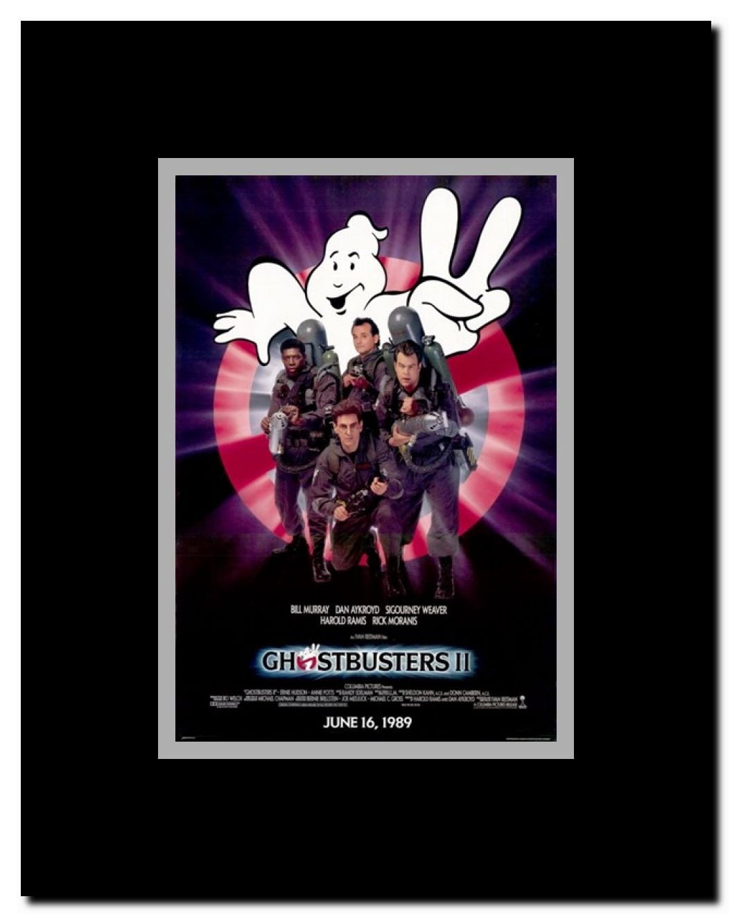 Ghostbusters 2 Framed Movie Poster