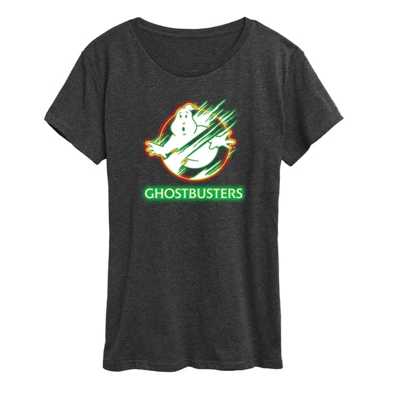 Ghostbusters 2 - Frozen Empire - Ghostbusters Neon - Ladies Short Sleeve Graphic T-Shirt