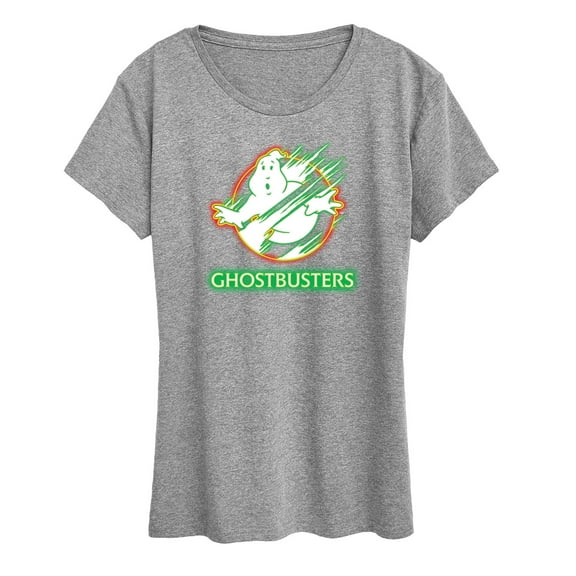 Ghostbusters 2 - Frozen Empire - Ghostbusters Neon - Ladies Short Sleeve Graphic T-Shirt