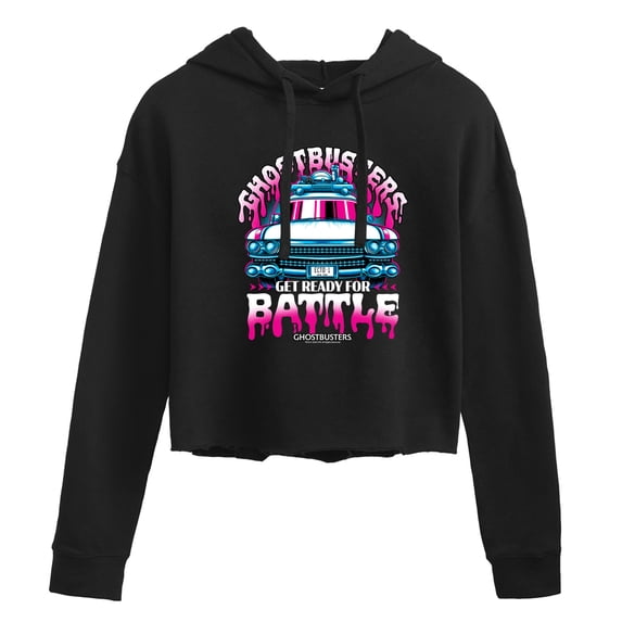 Ghostbusters 2 - Ghostbusters Ready For Battle - Ladies Cropped Hoodie