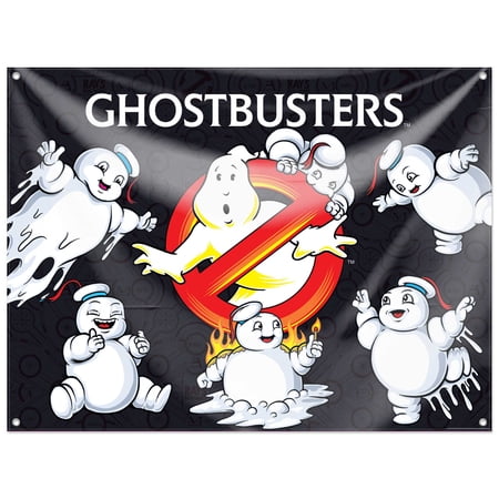 Prime Party Ghostbusters Wall Banner, Fabric Event Backdrop, Reusable Party Decor – 3' x 4'