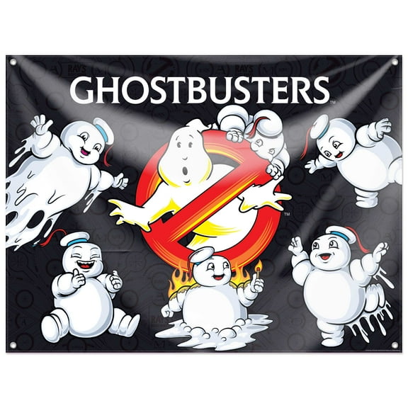 Prime Party Ghostbusters Wall Banner, Fabric Event Backdrop, Reusable Party Decor  3' x 4'