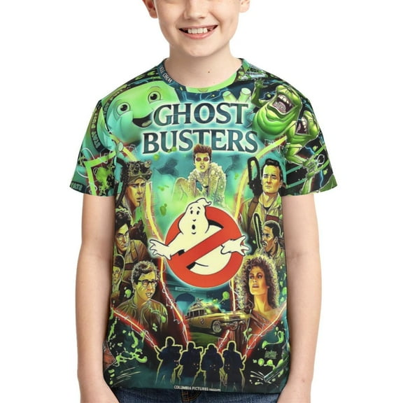 Ghostbusters 3d Printed T-Shirt Short Sleeve Tees Shirt For Boys Girls