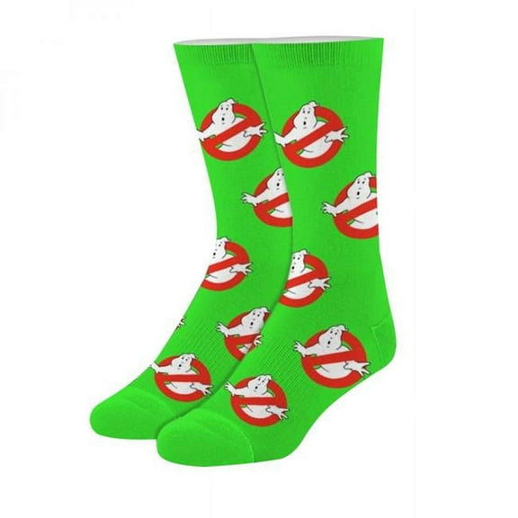 Ghostbusters 798739 Ghostbusters Logo Green Socks