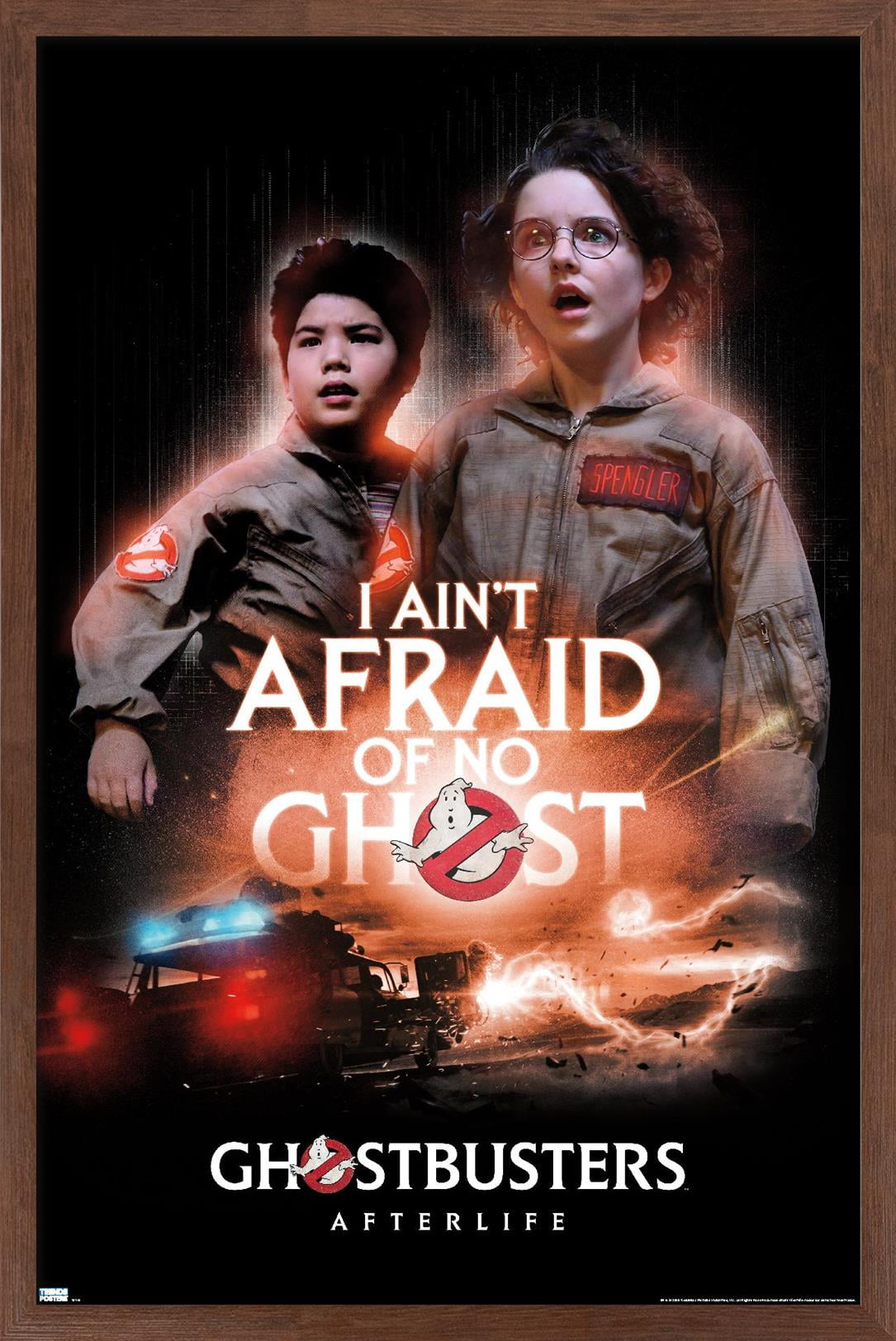 Ghostbusters: Afterlife - I Ain't Afraid Wall Poster, 14.725 x 22.375,  Framed 