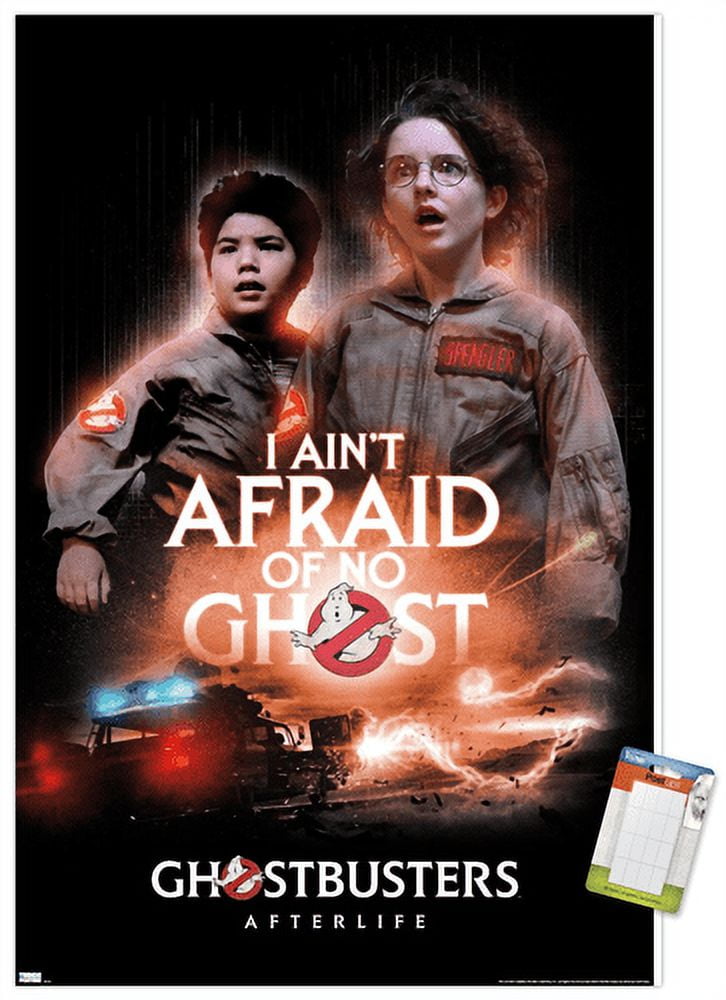 Ghostbusters: Afterlife - I Ain't Afraid Wall Poster, 14.725 x 22.375,  Framed 