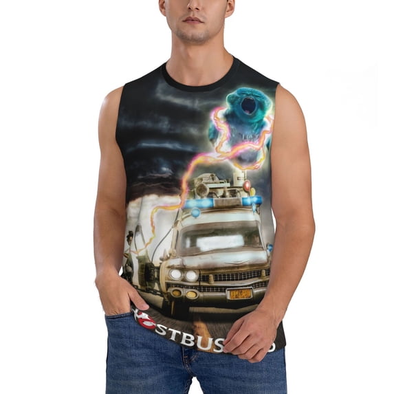 Ghostbusters Afterlife Men's Tank Top Lightweight Summer Sleeveless Tee Shirt Muscle Tank Tops Workout T-Shirts Casual Athletic Undershirts
