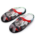 thumbnail image 1 of Ghostbusters Animated Fuzzy Cotton Slippers For Mens Winter Cotton Lightweight Anti-slip Rubber Sole Slippers House Open Back Slippers Closed Toe Slippers, 1 of 9