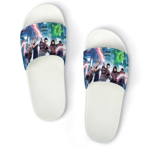 Ghostbusters Answer The Call Unisex Slippers Summer Beach Slippers Casual Non Slip Comfortable Slide Sandals Home Slippers For Men Women