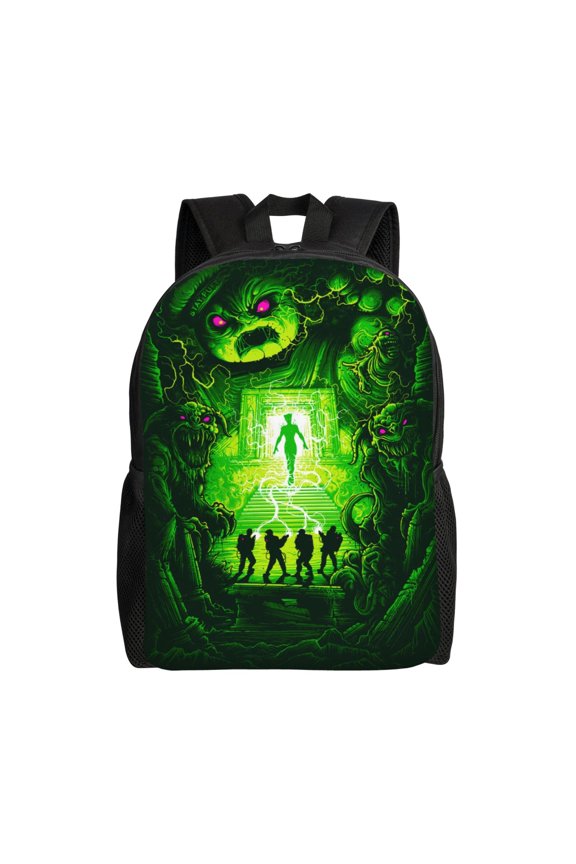 Ghostbusters Backpacks Fashion Lightweight School Laptop Bag Cute Cartoon Durable Bookbag Rucksack for Travel Hiking