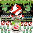 thumbnail image 1 of Ghostbusters Birthday Cups Party Supplies Decor Backdrop Plates Fans Decorations Banner, 1 of 7